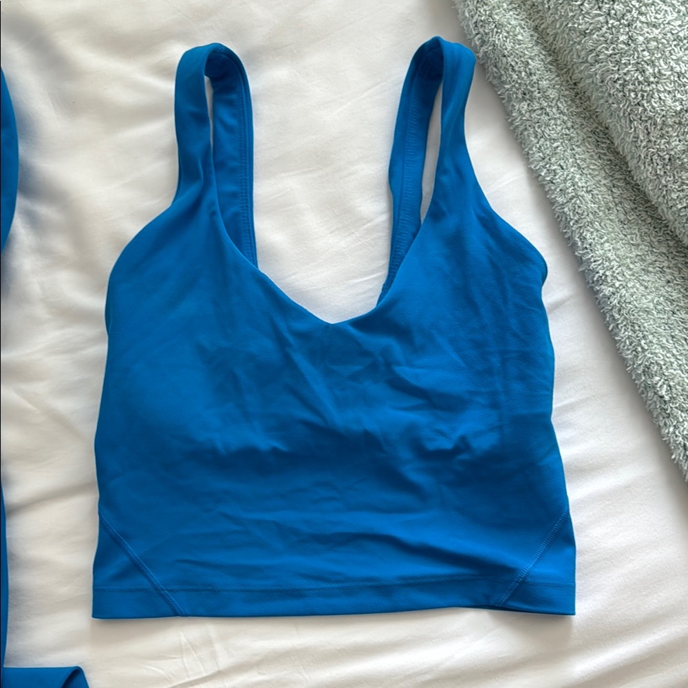 Lululemon Blue Tank Bra